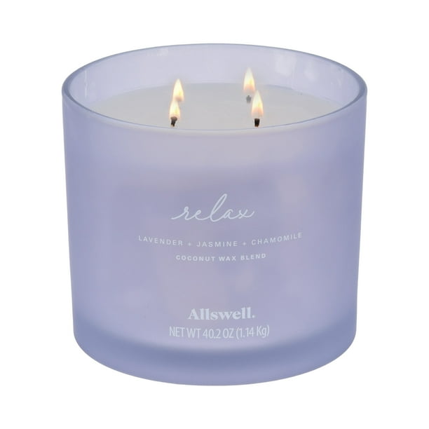 Allswell Relax (Lavender + Jasmine + Chamomile) Scented 4-Wick Spa
