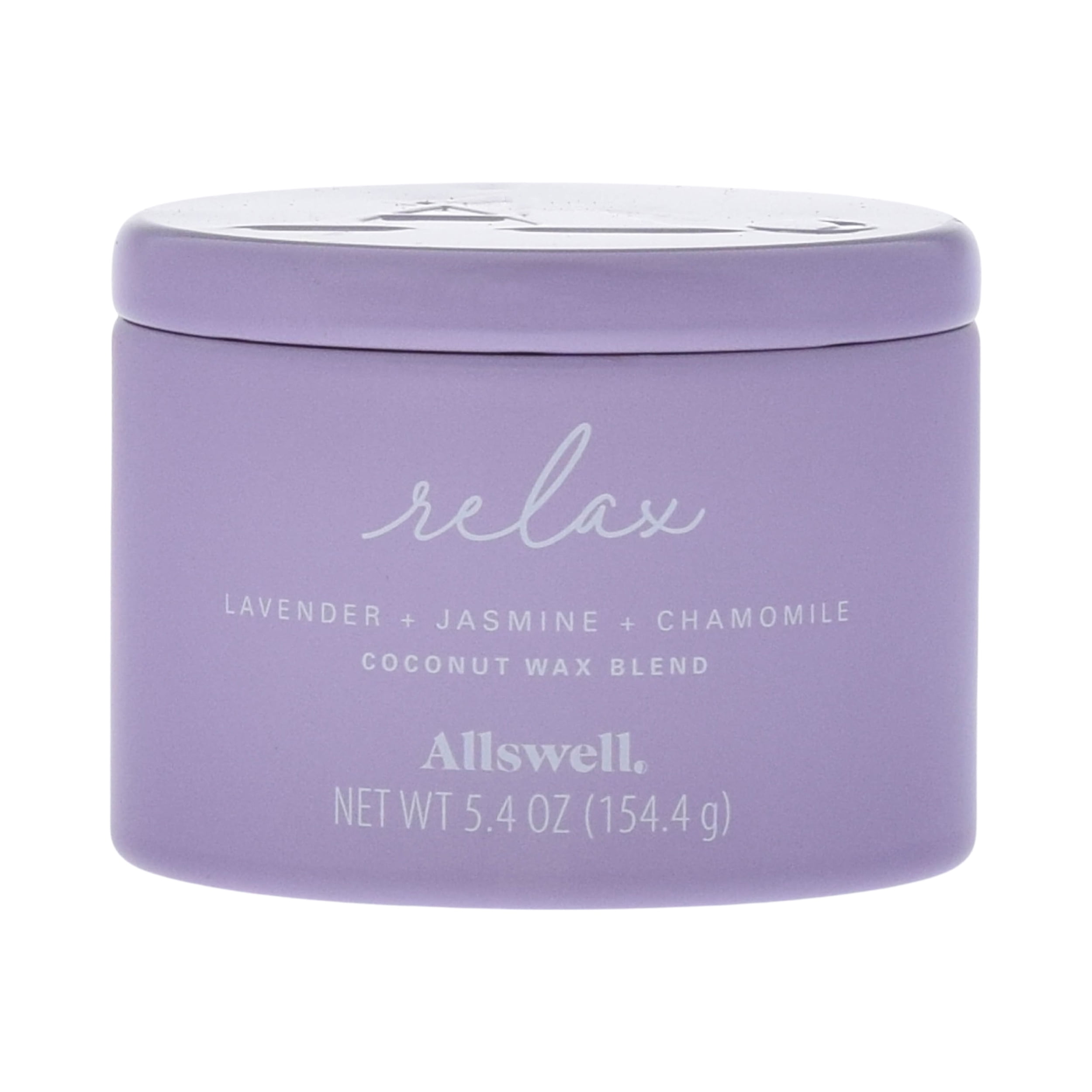 Allswell Relax (Lavender + Jasmine + Chamomille) 5.4oz Scented Tin