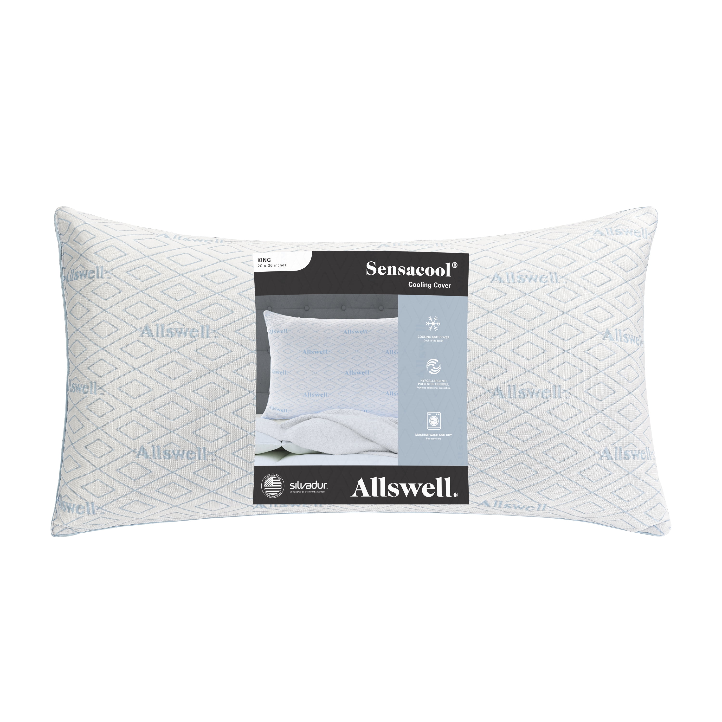 Allswell Sensacool Bed Pillow, King