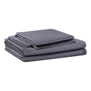 Allswell Soft & Silky 4-Piece Shark Bamboo Rayon Derived Sateen Bed Sheet Set, Full