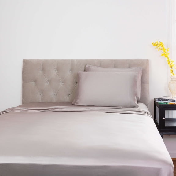 Allswell Soft & Silky Beige Viscose from Bamboo Sateen Pillowcases, King (2 Count)