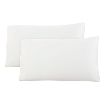 Allswell Soft & Silky Bleached Linen Rayon Derived from Bamboo Sateen Pillowcases, Standard/Queen (2 Count)