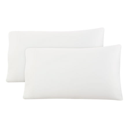 Allswell Soft & Silky Bleached Linen Rayon Derived from Bamboo Sateen Pillowcases, Standard/Queen (2 Count)