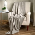 thumbnail image 1 of Allswell TENCEL™ Lyocell and Cotton Blend Throw, Cream Glaze, 52" x 72", 1 of 6