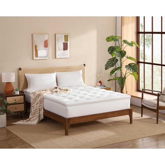 Allswell Ultra Plush Pillow Top Mattress Topper, Queen