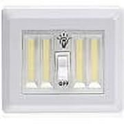 AlltroLite COB LED Cordless Light Switch, Battery Operated LED Night lights, COB LED Cordless Light Switch, Under Cabinet, Shelf, Closet, Nightlight & Kitchen RV & Boat - 2 Pack