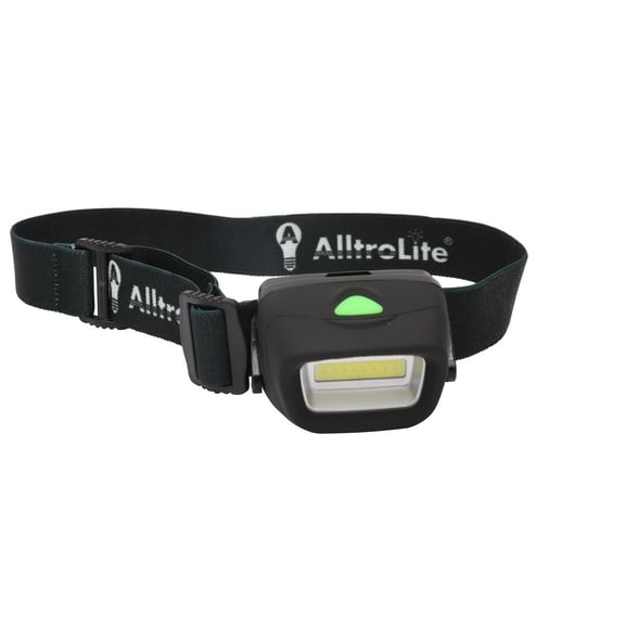 AlltroLite Tiger Headlamp - COB LED - 120 Lumen White, Strobe - Super Bright, Waterproof & Comfortable - Perfect Headlamps for Running, Walking, Camping, Reading, Hiking, Kids, DIY & More