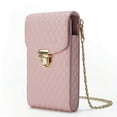 thumbnail image 1 of Alltyech Small Crossbody Bag Cell Phone Purse Wallet Leather Card Slot Clutch for Women Fit for 6.5" Phone, iPhone 13 Pro/iPhone 11/Samsung Galaxy S22+/S21/S21+/Note 20/A53 13/Google/MOTO -Pink, 1 of 5