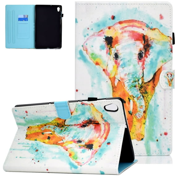 Alltyech Smart Case for Lenovo Tab M10 HD 2nd Gen (TB-X306X) / Smart Tab M10 HD 2nd Gen (TB-X306F) 10.1", Slim Cover Stand Folio Case for Lenovo Tab M10 HD 2nd Gen 10.1" Tablet 2020 Release, Elephant