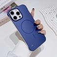 thumbnail image 1 of Alltyechgroup Magnetic Phone Case for Apple iPhone 15 Pro Max, Compatible with Magsafe Without Side Frame Minimalist Back Cover Drop Protection Lightweight Matte Case for iPhone 15 Pro Max, Blue, 1 of 7