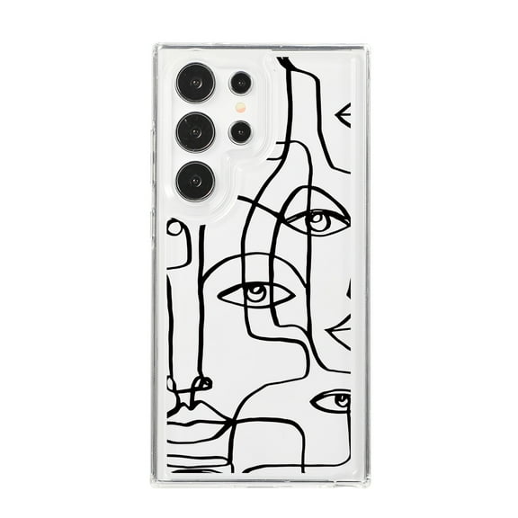 Alltyechgroup Stylish Case for Samsung Galaxy A36 5G, Slim Fit Soft TPU Bumper Rugged Shockproof Anti-Scratch Luxury Anti-Slip Phone Case Cover for Samsung Galaxy A36 5G, Face