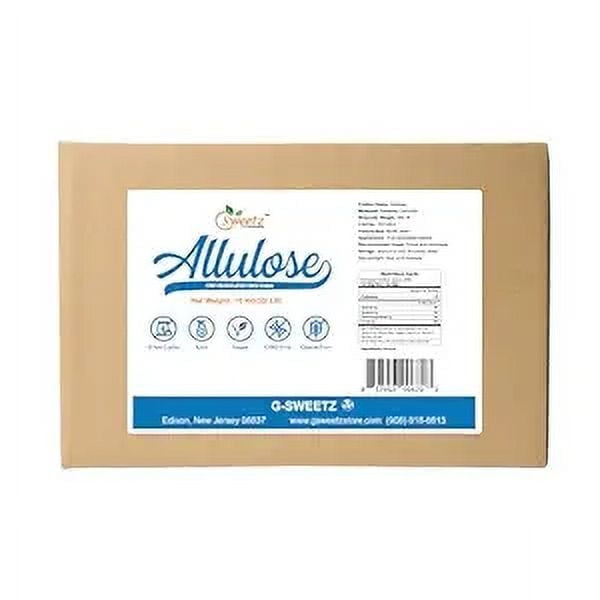 G-Sweetz Allulose All Purpose Sweetener; Bulk Total Servings 1250; Zero Calorie Sweetener, Sugar-Free Substitute For Baking, Smoothies, Coffee; Low Carb Keto Diet Friendly Food | 10-KG (22-LB)