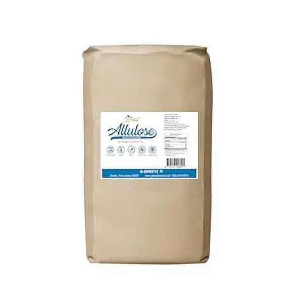 G-Sweetz Allulose All Purpose Sweetener; Bulk Total Servings 1250; Zero Calorie Sweetener, Sugar-Free Substitute For Baking, Smoothies, Coffee; Low Carb Keto Diet Friendly Food | 25-KG (55-LB)
