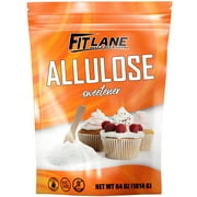 Allulose Sweetener 4 LBS, Zero Net Carb Natural Keto Sugar Substitute by Fit Lane Nutrition