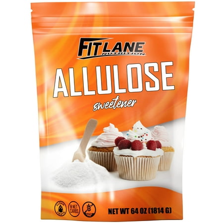 Allulose Sweetener 4 LBS, Zero Net Carb Natural Keto Sugar Substitute by Fit Lane Nutrition