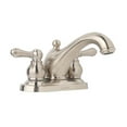 thumbnail image 1 of Allura 4 in. Centerset 2-Handle Bathroom Faucet with Drain Assembly in Satin Nickel (1.2 GPM), 1 of 2