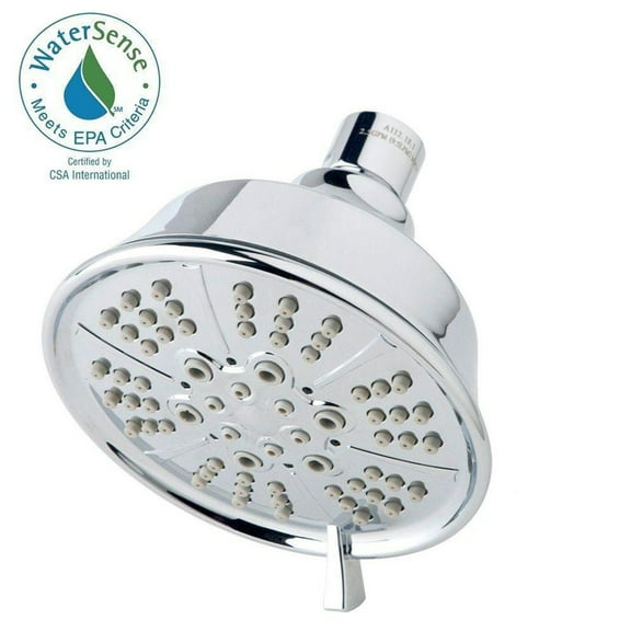 Allura 5-Spray 4.5 in. Fixed Showerhead in Polished Chrome - 1.75 GPM