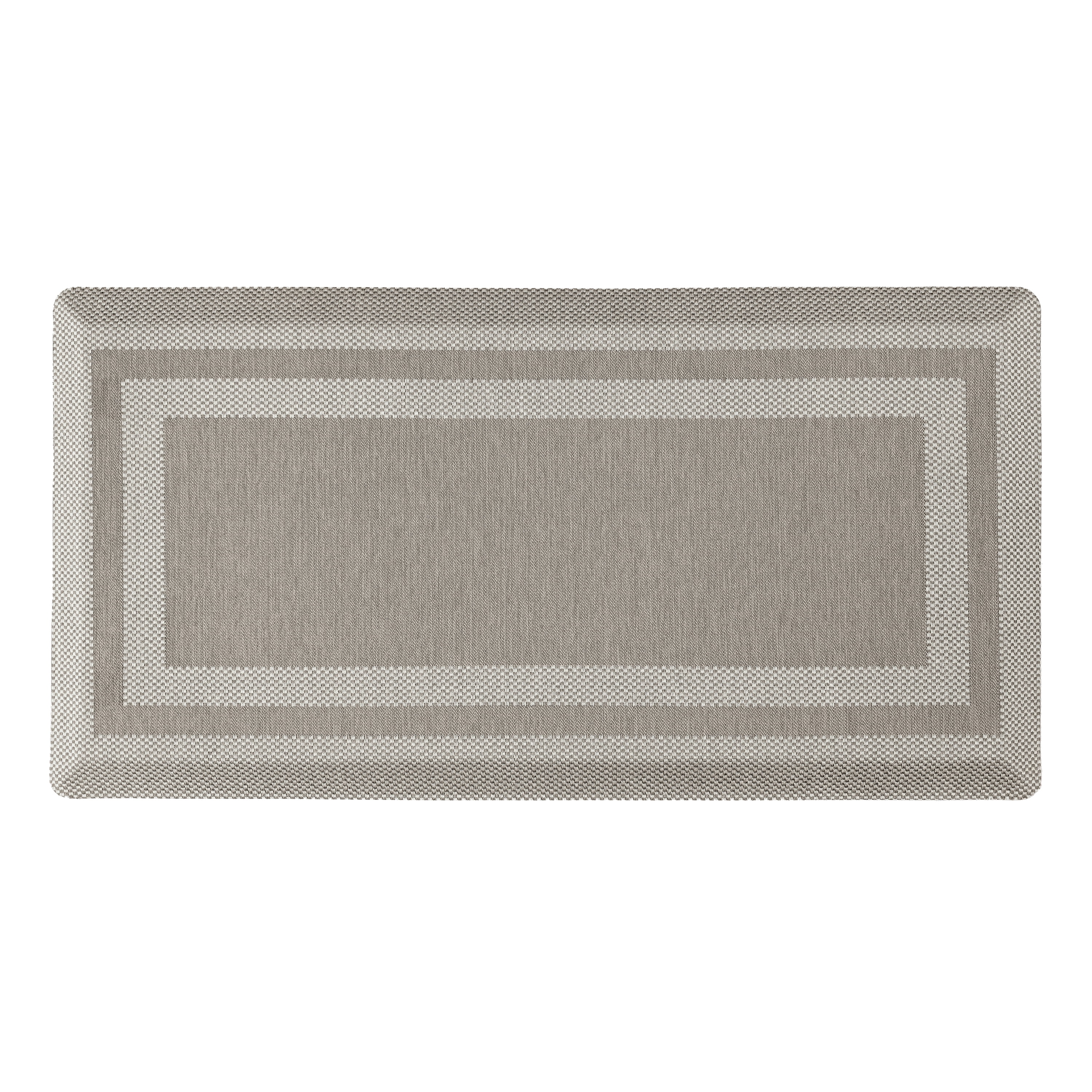 Allure Extra Comfort Anti Fatigue Mat 20x39 - Border - Beige