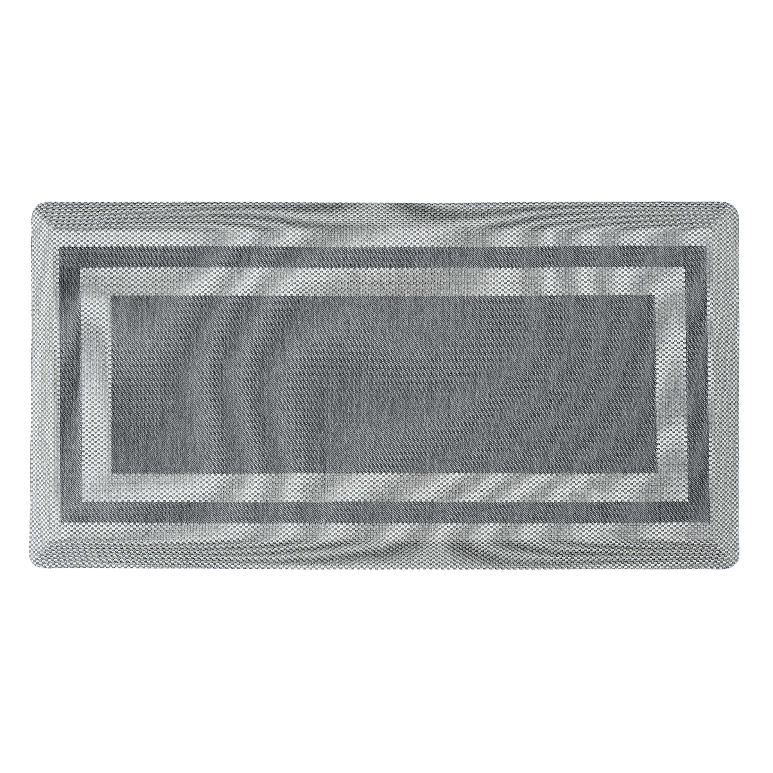Allure Extra Comfort Anti Fatigue Mat 20x39 - Border - Grey