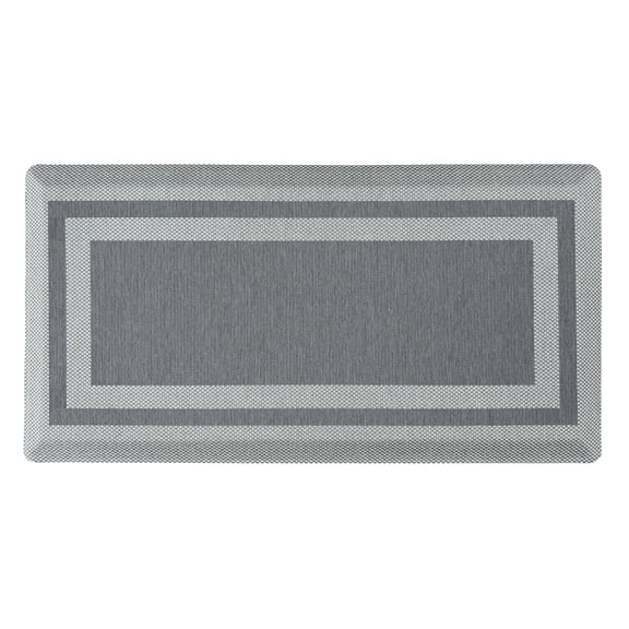 Allure Extra Comfort Anti Fatigue Mat 20x39 - Border - Grey
