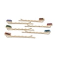 thumbnail image 1 of Allure Gemstone Bobby Pins, 6 Pack, 1 of 5
