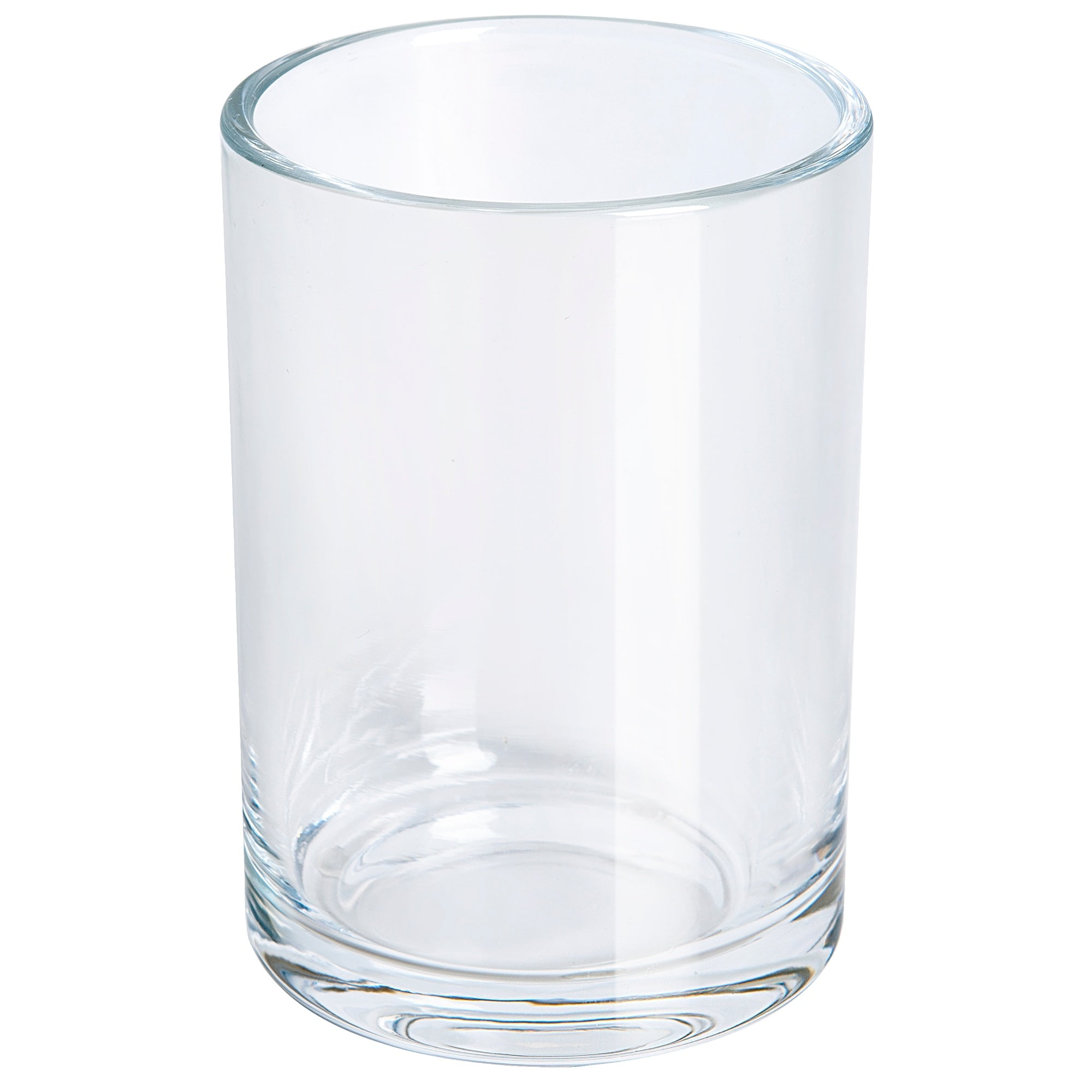 Clear Glass Bathroom Tumbler for Essentials