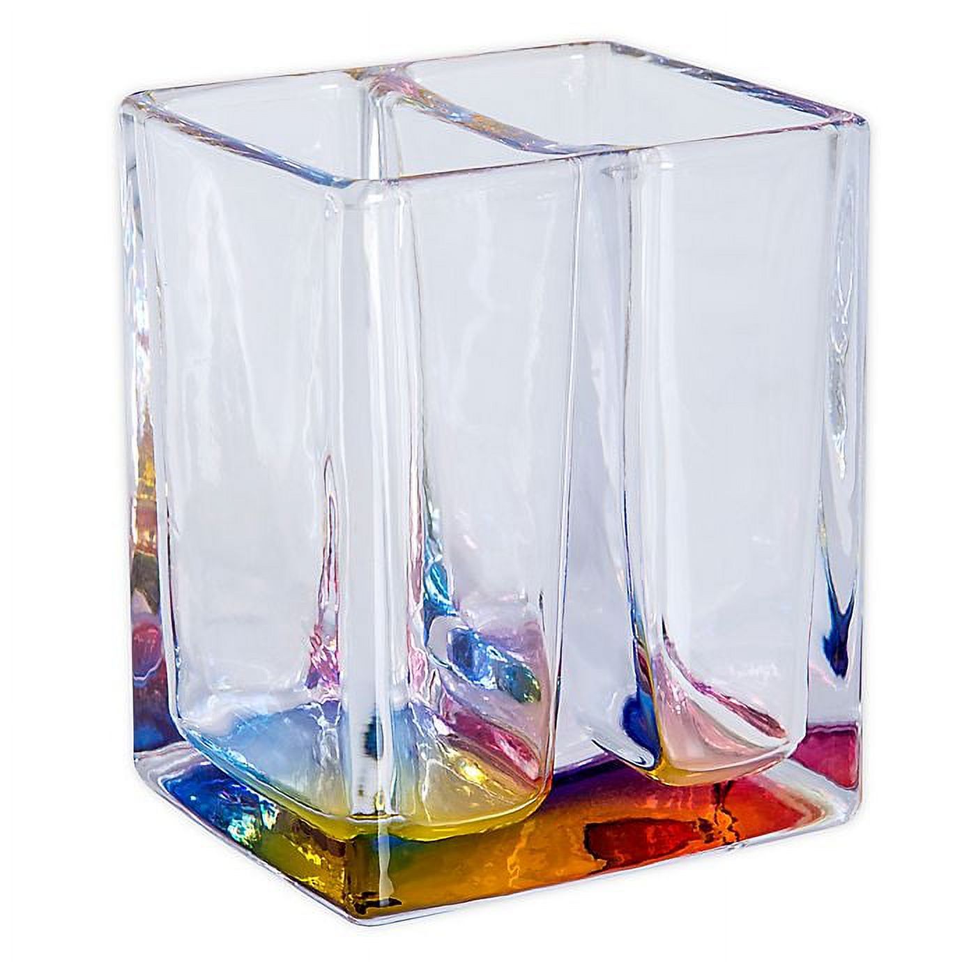 Allure Home Creations Spectrum Toothbrush Holder Iridescent Clear Toothbrush Holder