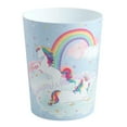 thumbnail image 1 of Allure Home Creations Unicorn and Rainbow Wastebasket, 1 of 3