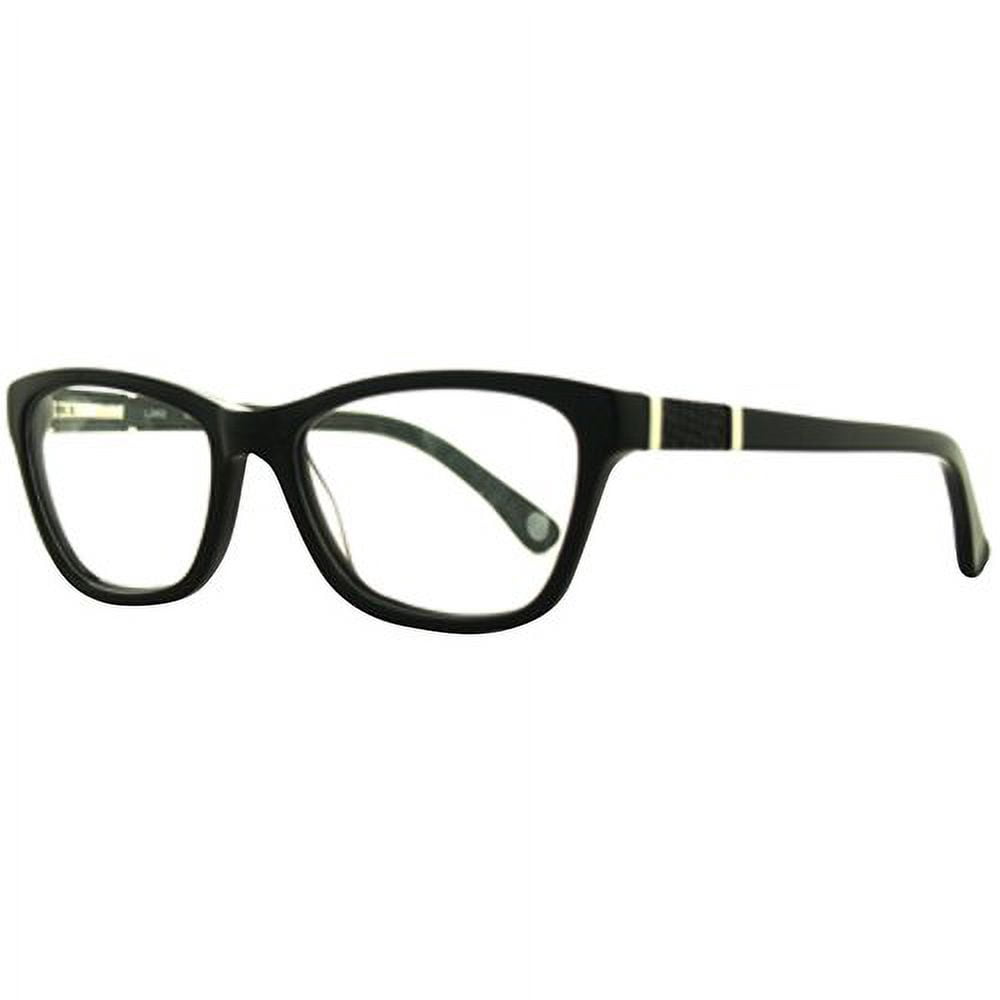Allure L3002 Women's Rx-able Eyeglass Frames, Black