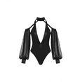 thumbnail image 1 of Allure Lingerie Adore A1018 Women's Heavenly Bodysuit with Plunging V Neck Sleeveles, Lingerie, 1 of 2