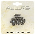 thumbnail image 1 of Allure Metal & Rhinestone Medium Jaw Clip - Silver, 1 of 3
