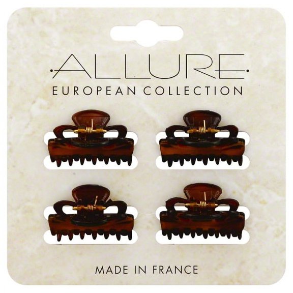 Allure Mini Jaw Clips - Tortoise