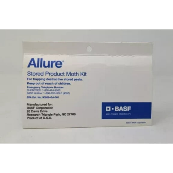 Allure Moth Kit (6) Traps Indian Meal Moth, Almond Moth, Tobacco Moth
