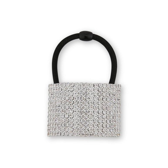 Allure Rhinestone Ponytail Holder, Square