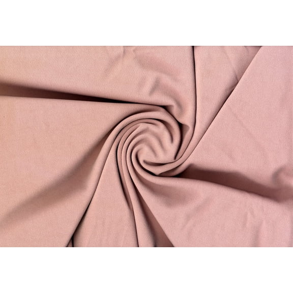 Allure Stretchy Heavy Crepe - Stretch Fabric, Dress Fabric, Sewing Fabric (ROSEWOOD, ByYard)