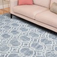 thumbnail image 1 of Allure Transitional 5' x 7' Navy and Cream Polypropylene Indoor Area Rug, 1 of 9