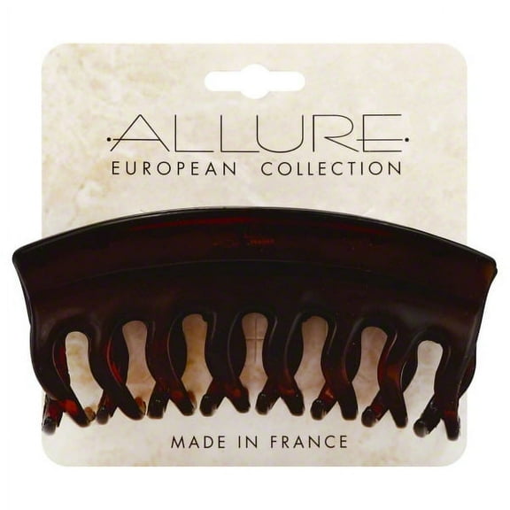 Allure Wavy Teeth Jaw Clip - Tortoise