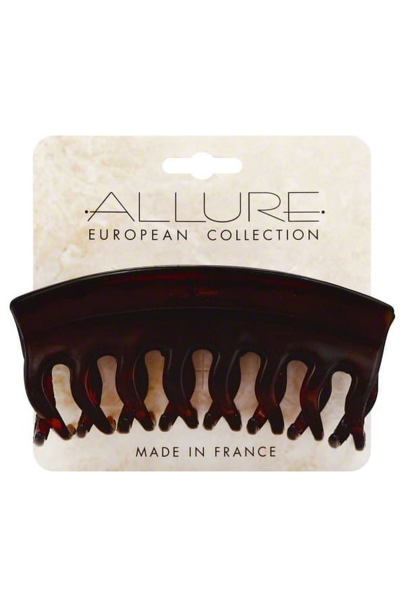 Allure Wavy Teeth Jaw Clip - Tortoise