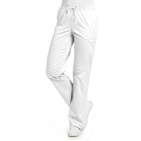 Allure by White Cross Women's Elastic Waist Cargo Scrub Pant