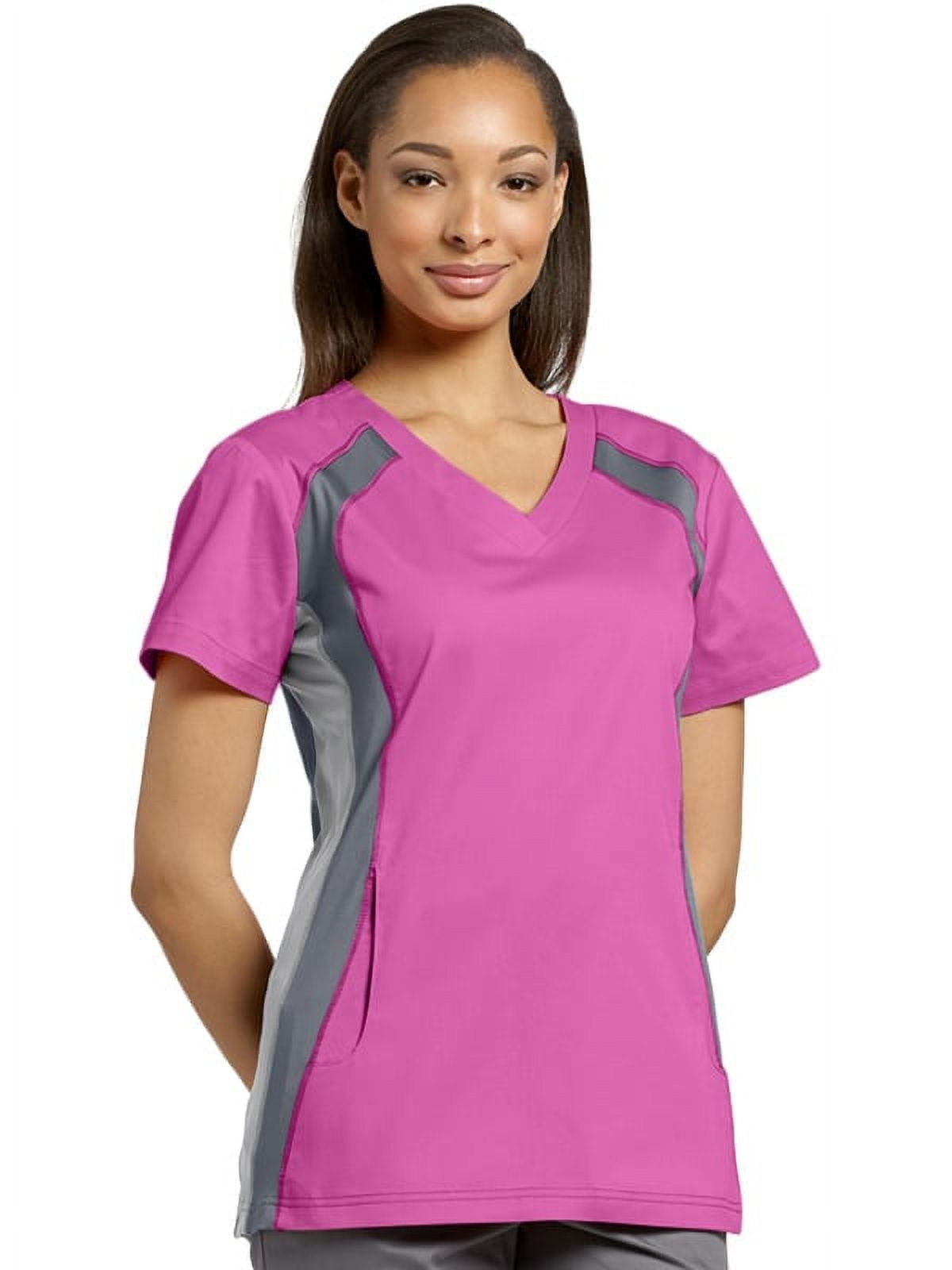 Pink scrub dress sales