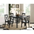 thumbnail image 1 of Alluring Dining Set, Black, 5 Piece Pack, 1 of 1