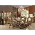 thumbnail image 1 of Alluring Dining Table with Double Pedestal, Gold, 1 of 1