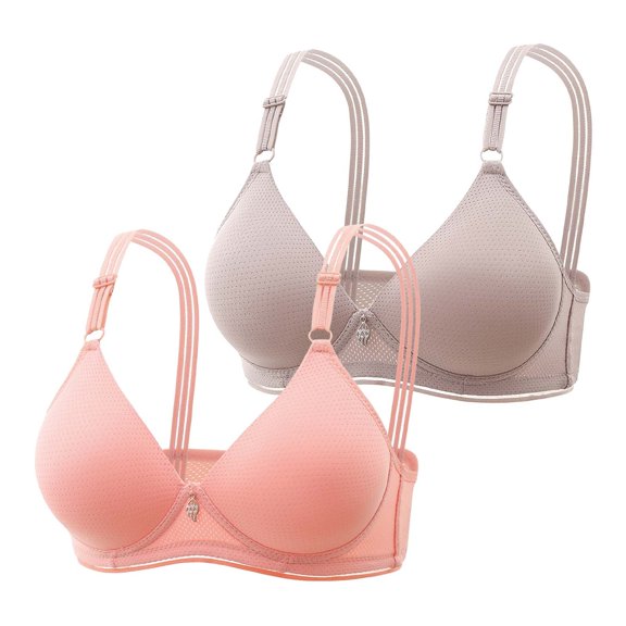 Alluring Lace Back Shaping Cup Adjustable Shoulder Strap Plus Size Underwire Bra