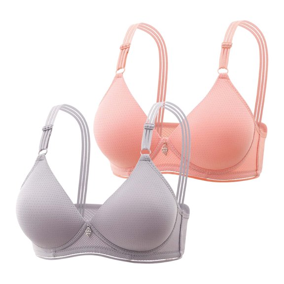 Alluring Lace Back Shaping Cup Adjustable Shoulder Strap Plus Size Underwire Bra