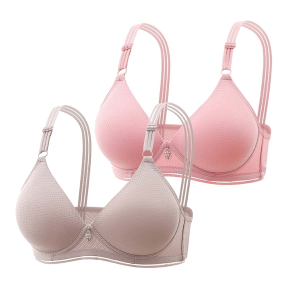 Alluring Lace Back Shaping Cup Adjustable Shoulder Strap Plus Size Underwire Bra