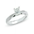 thumbnail image 1 of Alluring Solitaire Diamond ring Half Carat Princess Cut Diamond on Gold, 1 of 3