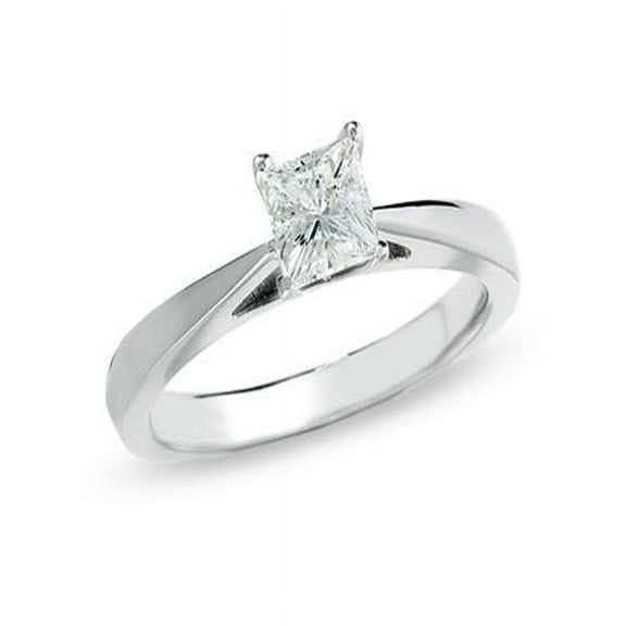 Alluring Solitaire Diamond ring Half Carat Princess Cut Diamond on Gold