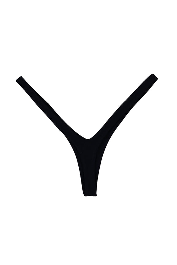 Alluring V Shaped Thong Panties Low Rise Cotton Underwear High-grade comfort For Women