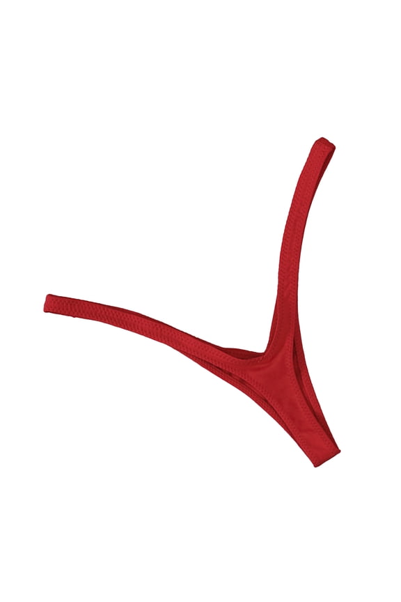 Alluring V Shaped Thong Panties Low Rise Cotton Underwear High-grade comfort For Women