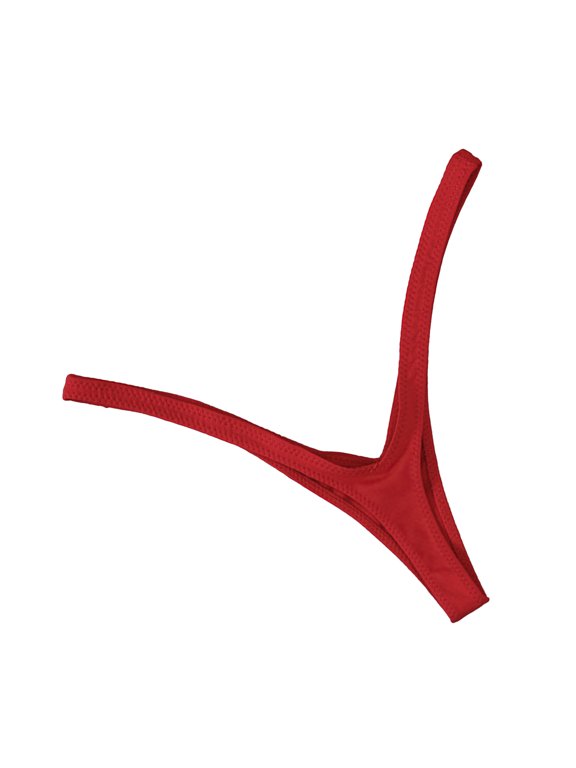 Alluring V Shaped Thong Panties Low Rise Cotton Underwear High-grade comfort For Women